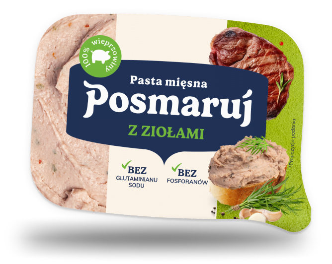 Pasta mięsna Posmaruj - z ziołami