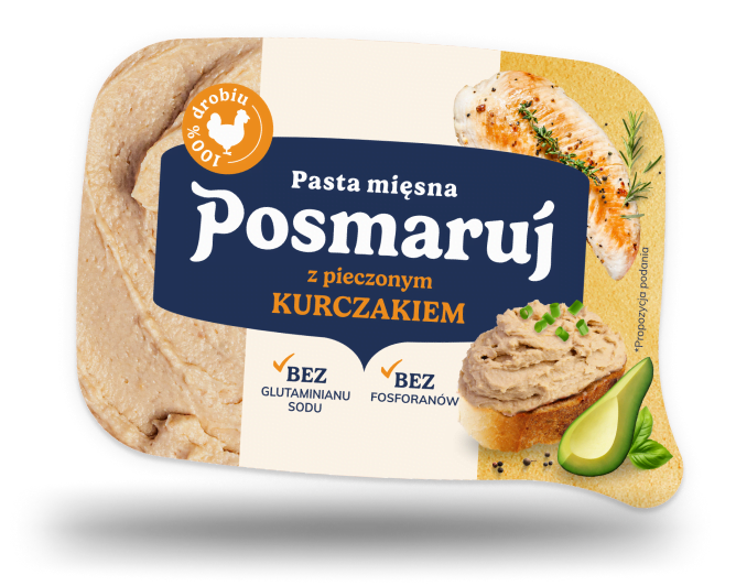 Pasta mięsna Posmaruj - z pieczonym kurczakiem